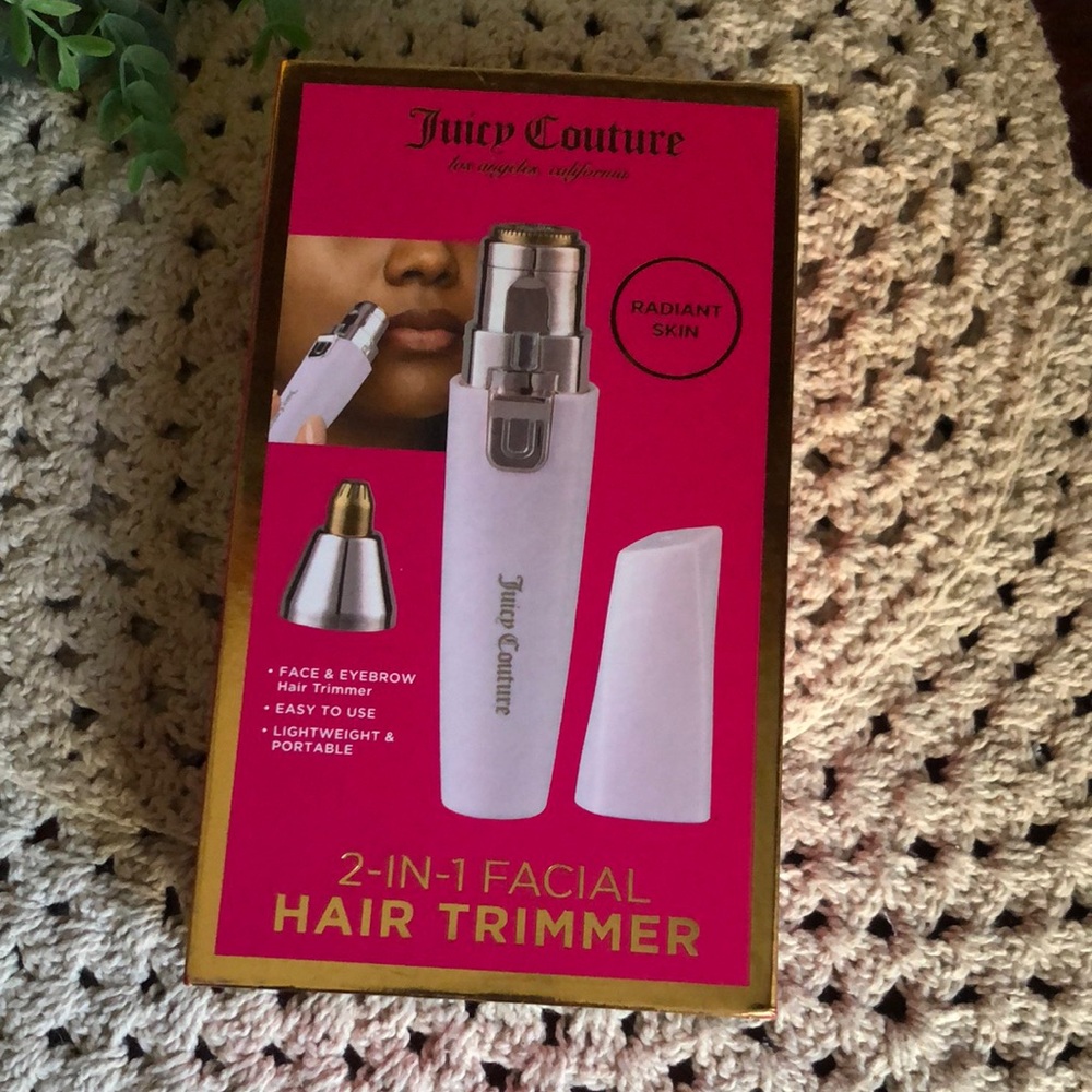 Juicy Couture Pink & Gold 2-in-1 Facial Hair Trimmer